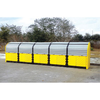 P20 Plus Ultra-Hard Top Spill Pallets&reg; without Drain, 312" L x 79" W x 62" H, 9000 lbs. Load Capacity Haskins Industrial Inc.