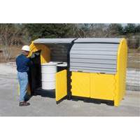 Extender Kit with Drain for Ultra-Hard Top Spill Pallets&reg;, 64" L x 79" W x 62" H, 9000 lbs. Load Capacity Haskins Industrial Inc.