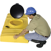 R&eacute;servoir dexpansion pour Ultra-Modular IBC Spill Pallets Haskins Industrial Inc.