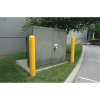 Ultra-Post Protector&reg;, 4" Dia. x 52" L, Yellow Haskins Industrial Inc.