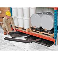 Ultra-Rack Containment Tray – plateau triple, 72" lo x 44" la x 2,8" h, Cap. de d&eacute;versement 24 gal. US Haskins Industrial Inc.
