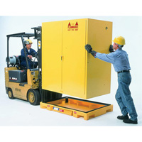 Double Drum Ultra-Safety Cabinet Bladder System&reg;, 63" L x 38.5" W x 6.3" H, 3000 lbs. Load Capacity Haskins Industrial Inc.