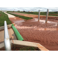 Green Ultra-Silt Dike&reg;, 7' L x 5' W Haskins Industrial Inc.