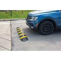 Speed Bump Kit, Rubber, 4' L x 11" W x 2" H Haskins Industrial Inc.