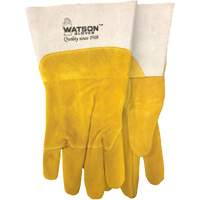 Ram Tough Welding Gloves, Goat Grain/Split Cowhide, Size Medium Haskins Industrial Inc.