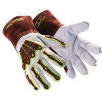 HeatArmor&reg; 5055 Welding Gloves, Grain Goatskin, Size Small/7 Haskins Industrial Inc.