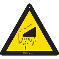 Falling Snow/Ice CSA Standard Safety Sign, 12" x 12", Aluminum, Pictogram Haskins Industrial Inc.