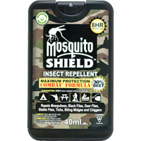 Pocket-Sized Mosquito Shield Insect Repellent, 30% DEET, Spray, 40 ml Haskins Industrial Inc.