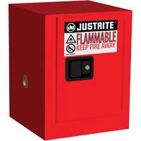Sure-Grip&reg; EX Countertop Flammable Cabinet, 4 gal., 1 Door, 17" W x 22" H x 17" D Haskins Industrial Inc.
