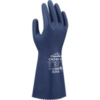 CN740 Chemical-Resistant Gloves, Size Small/7, 13" L, Nitrile, 15-mil Haskins Industrial Inc.