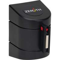 Magnetic Wall Mount Barrier with Magnetic Tape, Plastic, Magnetic Mount, 15', Black and Yellow Tape Haskins Industrial Inc.