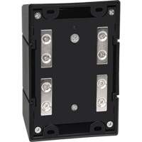 Magnetic Wall Mount Barrier with Magnetic Tape, Plastic, Magnetic Mount, 15', Black and Yellow Tape Haskins Industrial Inc.