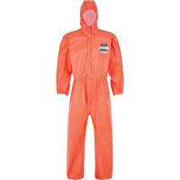 MicroMax&reg; NS Coverall with Elastic Hood, Cuffs, Waist & Ankles, Small, Orange, Microporous Haskins Industrial Inc.