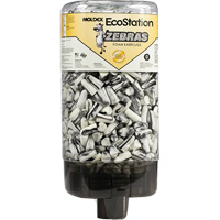 Distributeur de bouchons d'oreilles EcoStation avec des bouchons d'oreilles Zebras Haskins Industrial Inc.