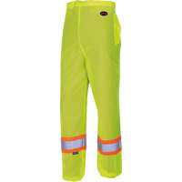 5670 Traffic Safety Pants, Polyester, 2X-Small/X-Small, High Visibility Lime-Yellow Haskins Industrial Inc.