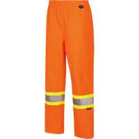 5627W Women's Waterproof Bib Pants, Polyester/Polyurethane, X-Small, High Visibility Orange Haskins Industrial Inc.
