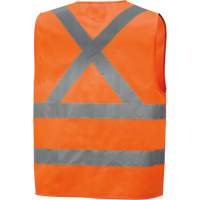 6885 High-Visibility Tricot Safety Vest, High Visibility Orange, Small, Polyester Haskins Industrial Inc.