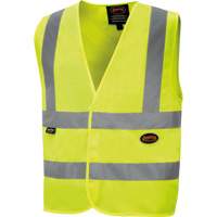 6886 High-Visibility Tricot Safety Vest, High Visibility Lime-Yellow, Small, Polyester Haskins Industrial Inc.