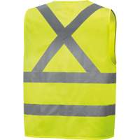 6886 High-Visibility Tricot Safety Vest, High Visibility Lime-Yellow, Small, Polyester Haskins Industrial Inc.