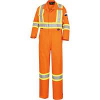 5551T Flame-Gard&reg; FR/Arc-Rated Coverall, Size 40 (Tall), High Visibility Orange, 9.1 cal/cm² Haskins Industrial Inc.