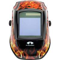 Leadhead&reg; Auto Darkening Welding Helmet, 3.8" L x 3.4" W View Area, 9 - 13 Shade Range Haskins Industrial Inc.
