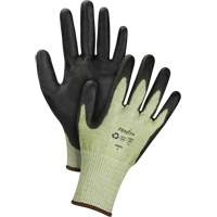 Gants &eacute;lastiques &eacute;cologiques sans coutures r&eacute;sistants &agrave; la coupe, Taille 9, Calibre 13, Rev&ecirc;tement Polyur&eacute;thane, Enveloppe en PEHP/rPET, ASTM ANSI niveau A4 Haskins Industrial Inc.