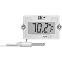 Panel Mount Thermometer, Contact, Digital, -58-230°F (-50-110°C) Haskins Industrial Inc.