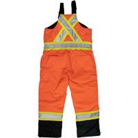 Ripstop Insulated Safety Bib Overall, Polyester, X-Small, High Visibility Orange Haskins Industrial Inc.