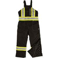 Ripstop Insulated Safety Bib Overall, Polyester, X-Small, Black Haskins Industrial Inc.