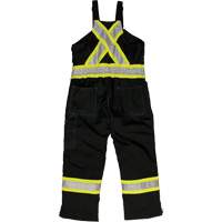 Ripstop Insulated Safety Bib Overall, Polyester, X-Small, Black Haskins Industrial Inc.
