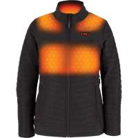 Manteau chauffant M12 Axis avec pile, Femmes, Grand, Noir Haskins Industrial Inc.