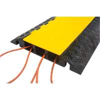 Polyurethane Cable Protector, 3 Channels, 35.43" L x 19.69" W x 3" H Haskins Industrial Inc.