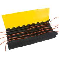 Polyurethane Cable Protector, 5 Channels, 35.43" L x 19.69" W x 2" H Haskins Industrial Inc.