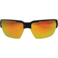Pumori Safety Glasses, Red/Mirror Lens, Anti-Scratch, ANSI Z87+/MCEPS GL-PD 10-12/Meets/Exceeds CSA Z94.3 Haskins Industrial Inc.