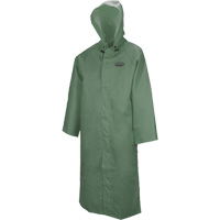 Manteau long avec capuchon d&eacute;tachable Hurricane 851, Petit, Vert Haskins Industrial Inc.