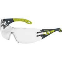 MX200 Rimless Wraparound Safety Glasses, Clear Lens, Anti-Fog/Anti-Scratch, ANSI Z87+/Meets/Exceeds CSA Z94.3 Haskins Industrial Inc.