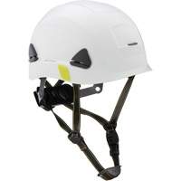 Fibre Metal Climbing Style Safety Helmet, Meets CSA Type 2, Ratchet Suspension, Non-Vented Haskins Industrial Inc.