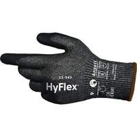 HyFlex&reg; 11-543 Cut Resistant Gloves, Size 6, 13 Gauge, Nitrile Coated, Nylon/Stainless Steel/HPPE/Spandex Shell, ASTM ANSI Level A7/EN 388 Level F Haskins Industrial Inc.