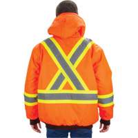Parka d'hiver imperm&eacute;able 7-en-1, Orange haute visibilit&eacute;, Moyen Haskins Industrial Inc.
