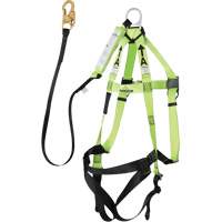 FBH-10000A5440-4 4' Class A Harness & Lanyard with 220 lbs. Capacity, Harness/Lanyard Combo Haskins Industrial Inc.