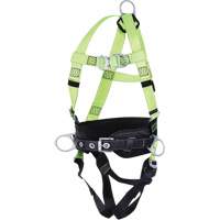 FBH10000L1020-S  Contractor Series Safety Harness with Positioning Belt, CSA Certified, Class ALP, Small Haskins Industrial Inc.