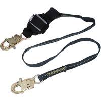 Arc Flash Web Shock-Absorbing Lanyard, 6', Snap Hook Center, Snap Hook Leg Ends, Kevlar&reg; Haskins Industrial Inc.