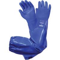 Integra 77-395 Triple-Dipped Chemical-Resistant Gloves, Size 8, 28" L, PVC, Cotton Inner Lining Haskins Industrial Inc.