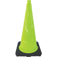 C&ocirc;ne de signalisation de premi&egrave;re qualit&eacute;, 18", Vert lime Haskins Industrial Inc.