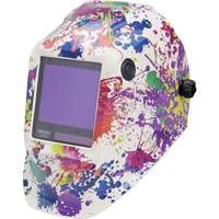 VIKING 3350 Creative Spark Welding Helmet, 3.74" L x 3.34" W View Area, 5 - 13 Shade Range Haskins Industrial Inc.