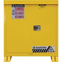 Outdoor Flammable Storage Cabinet, 30 gal., 2 Door, 43" W x 44" H x 18" D Haskins Industrial Inc.