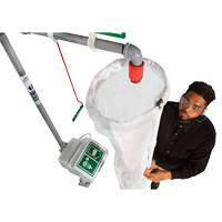 Trousse d'analyse de douche de s&eacute;curit&eacute; avec seau et manchon de douche Haskins Industrial Inc.