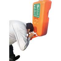 Portable Self-Contained Eyewash Station, Gravity-Fed, 10 gal. Capacity, Meets ANSI Z358.1 Haskins Industrial Inc.