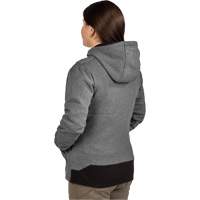 M12 Heated Hoodie with Battery, Women's, Medium, Grey, Poly-Cotton Haskins Industrial Inc.