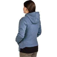 M12 Heated Hoodie with Battery, Women's, Medium, Blue, Poly-Cotton Haskins Industrial Inc.